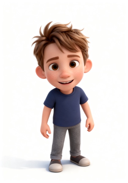 Hugo como personaje del cuento