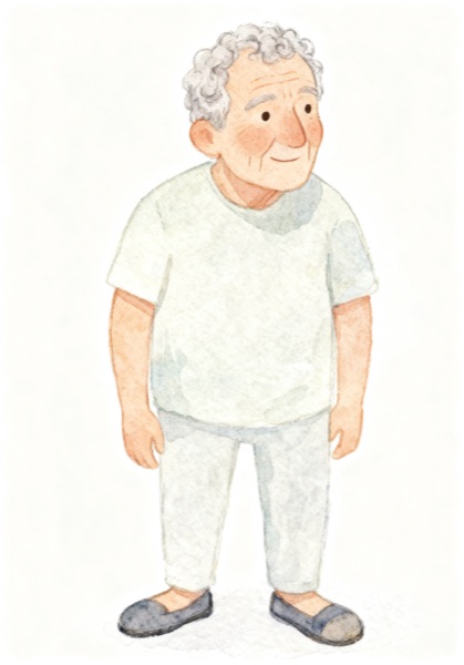 Abuelo Antonio como personaje del cuento