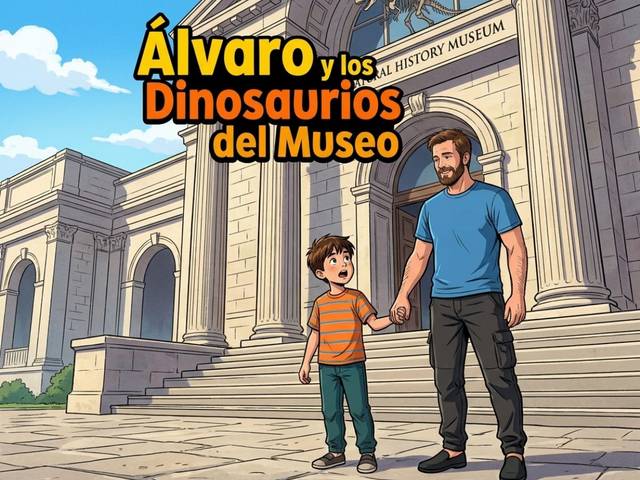 Portada de Álvaro y los Dinosaurios del Museo