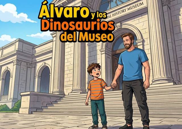 Portada de Álvaro y los Dinosaurios del Museo