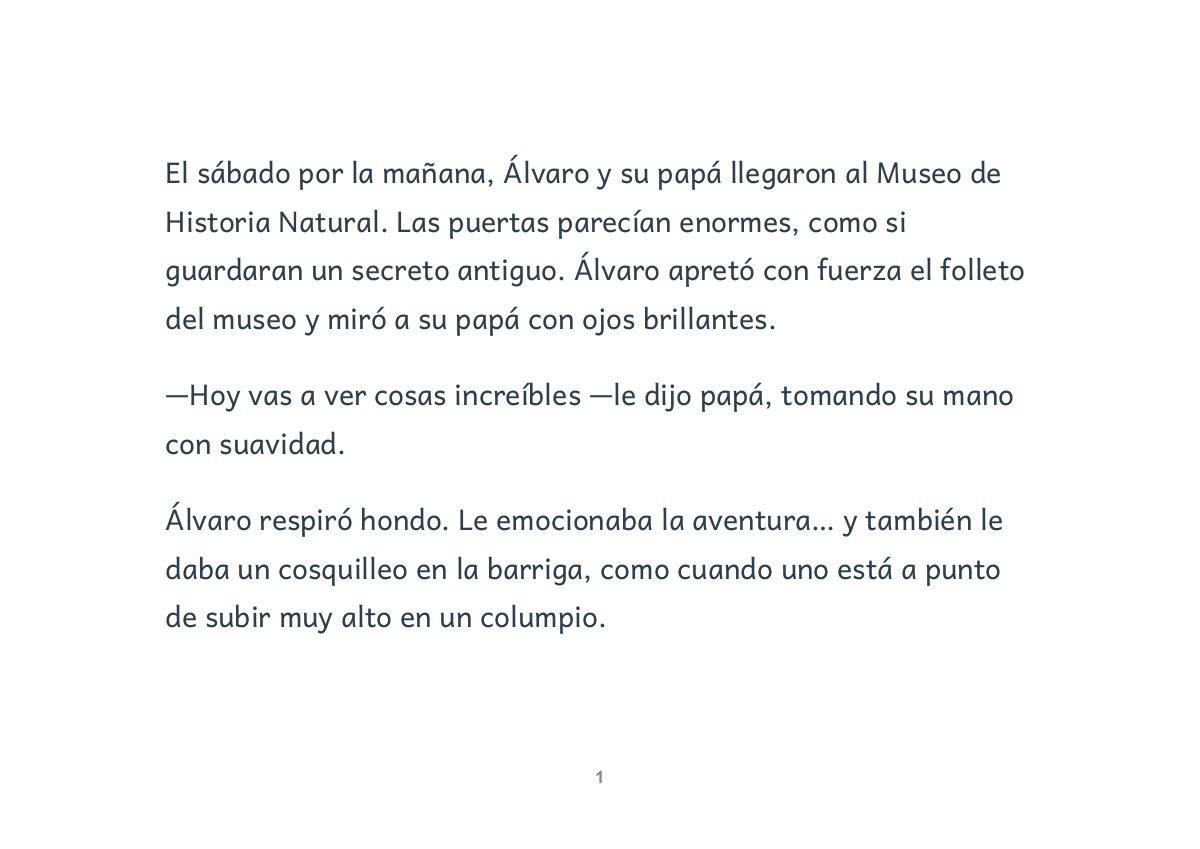 Álvaro y los Dinosaurios del Museo — página 5