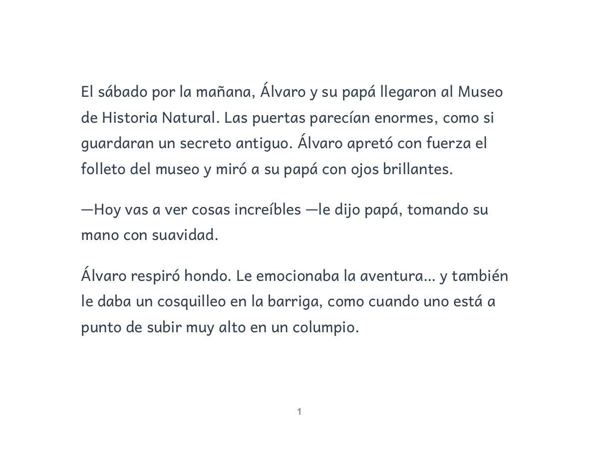Álvaro y los Dinosaurios del Museo — página 5