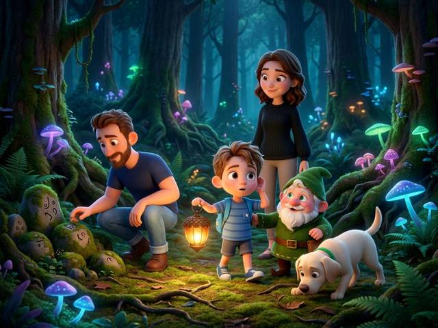 Una ilustración de Daniel y los Duendes Perdidos