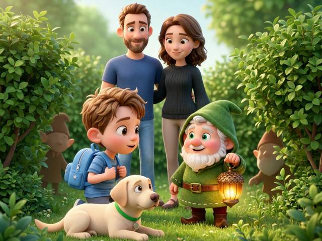 Una ilustración de Daniel y los Duendes Perdidos