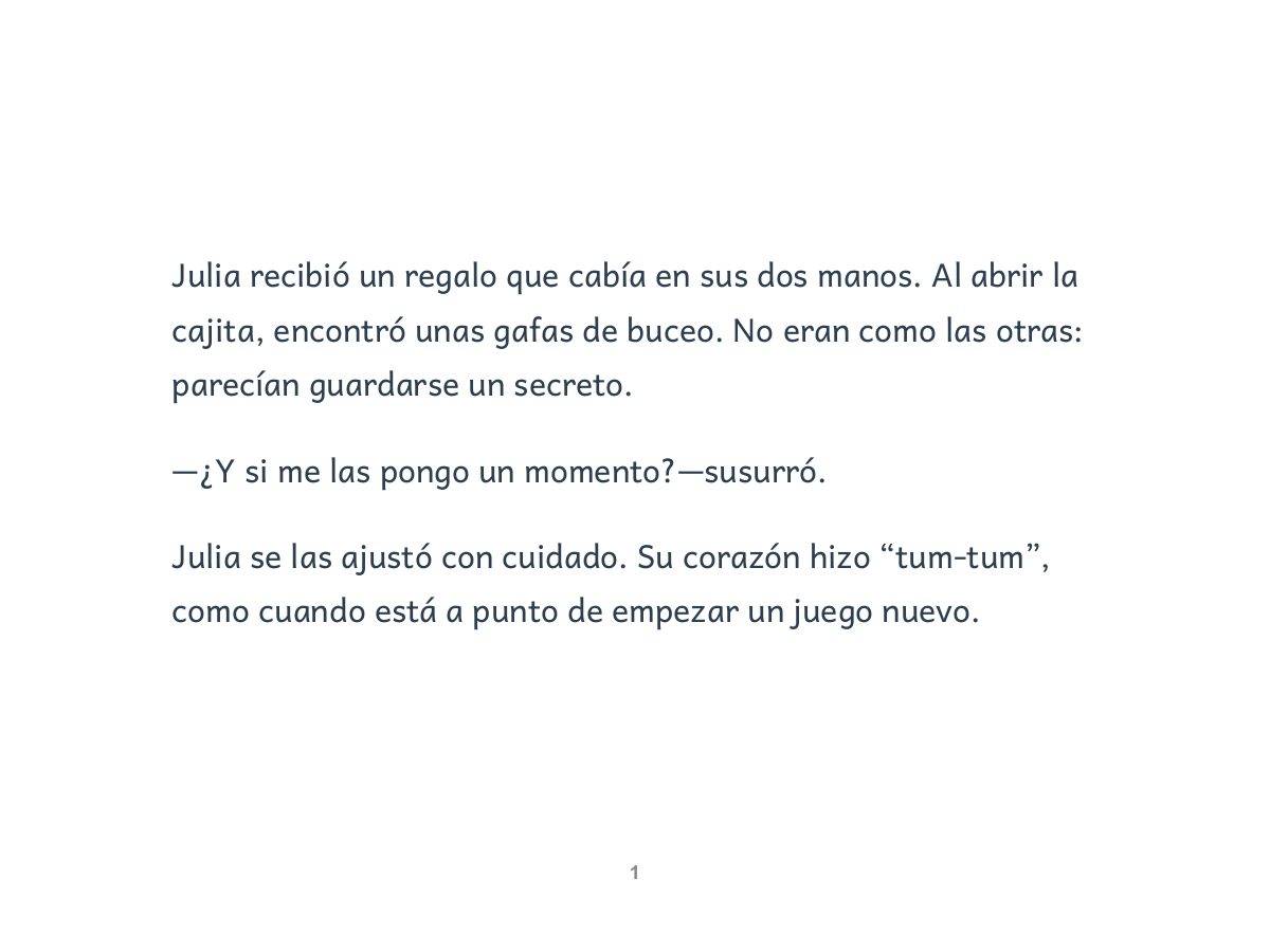 Las gafas mágicas de Julia y el océano que canta — página 5