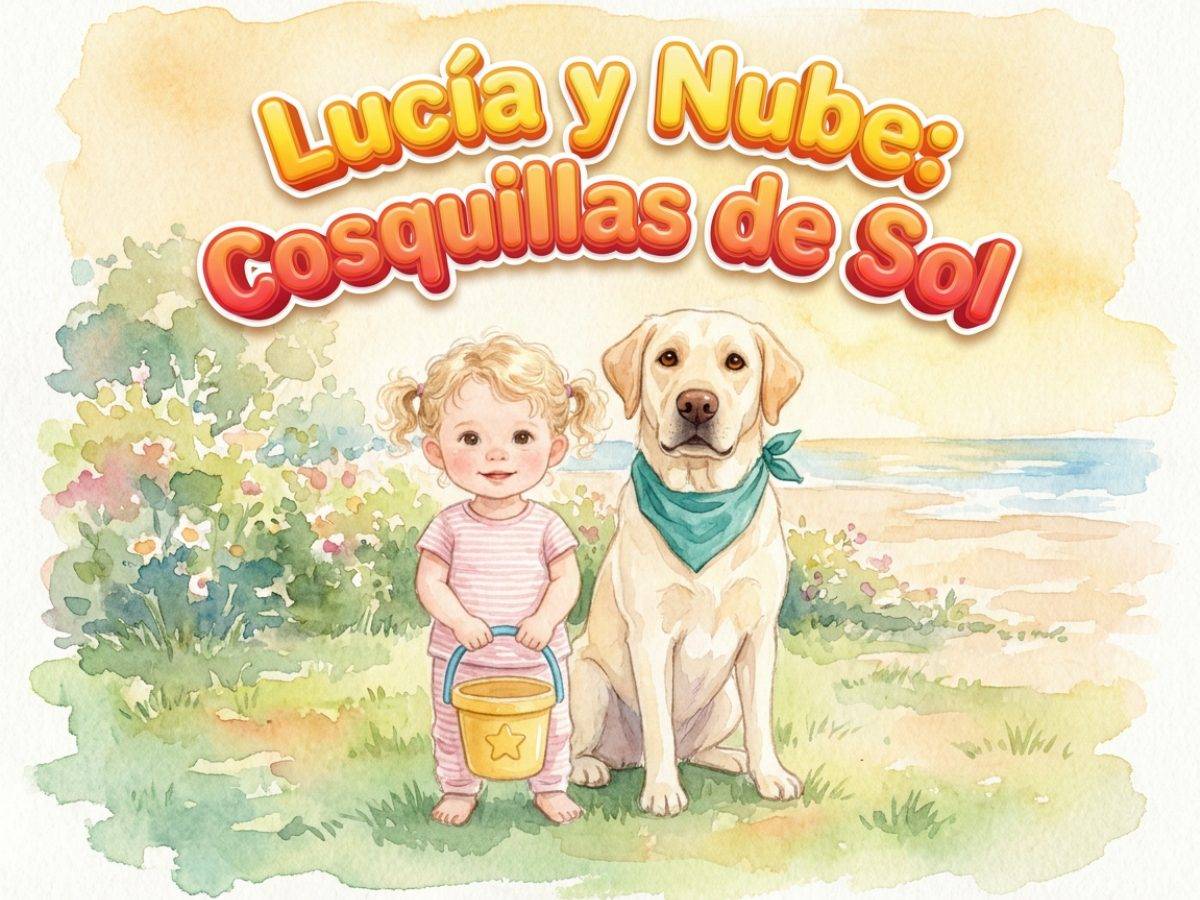 Portada de Lucía y Nube: Cosquillas de Sol