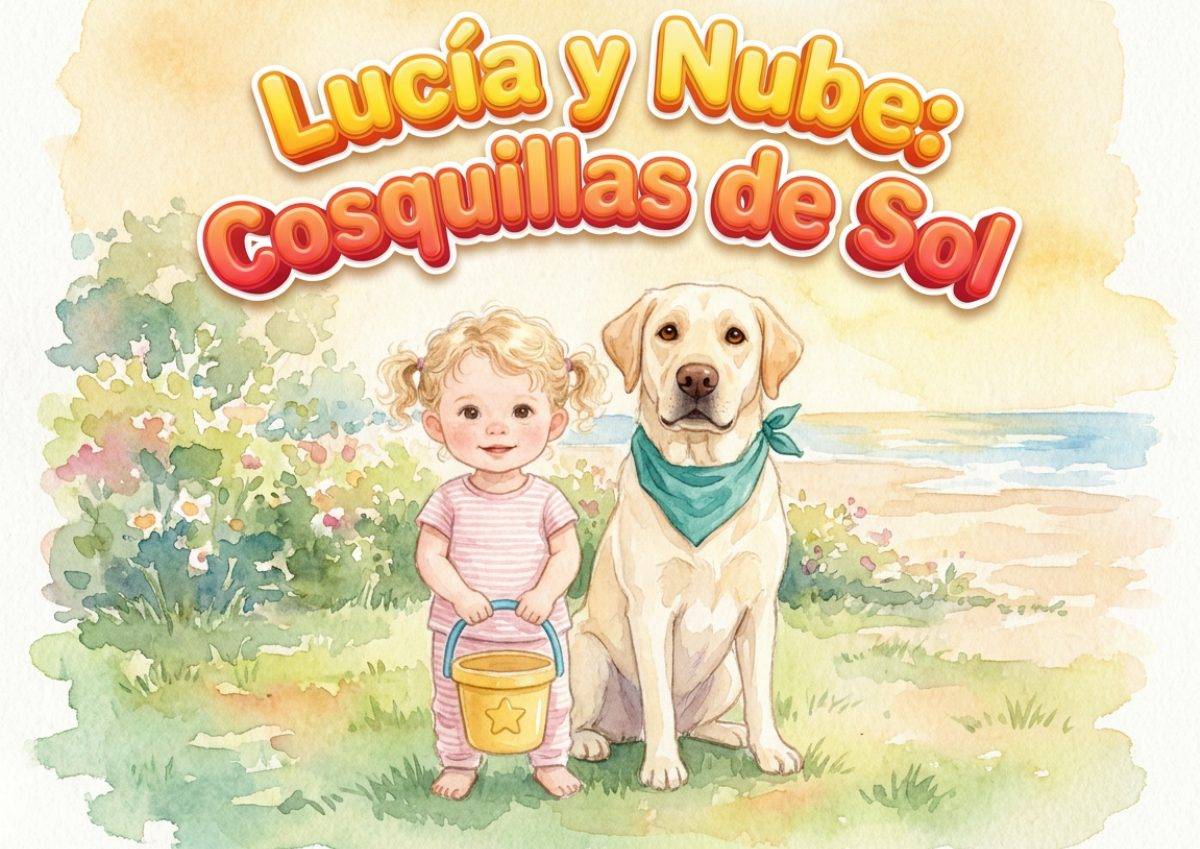 Portada de Lucía y Nube: Cosquillas de Sol