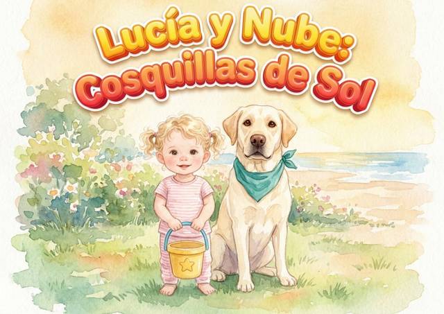 Portada de Lucía y Nube: Cosquillas de Sol