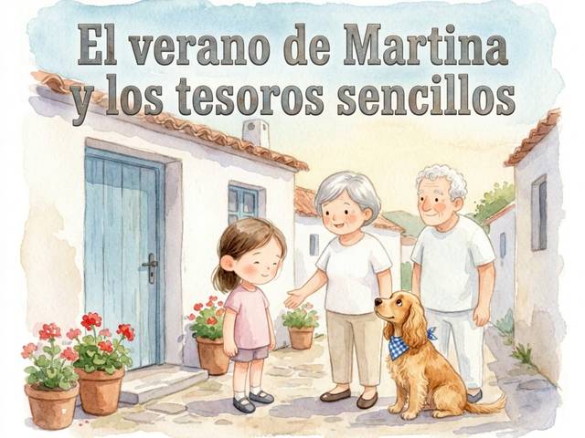 Portada de El verano de Martina y los tesoros sencillos