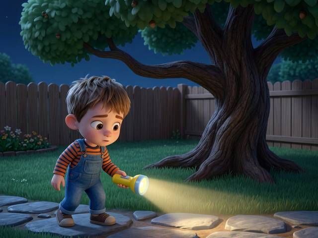 Una ilustración de Mateo y la Linterna Valiente